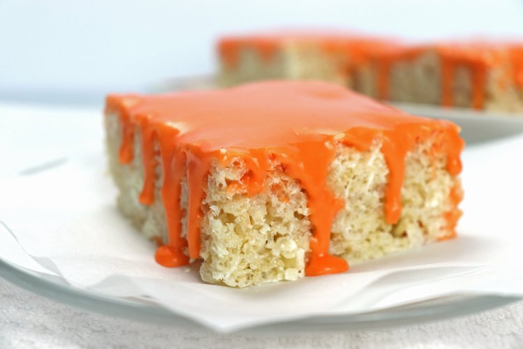 Orange Dreamsicle Crispy Treats